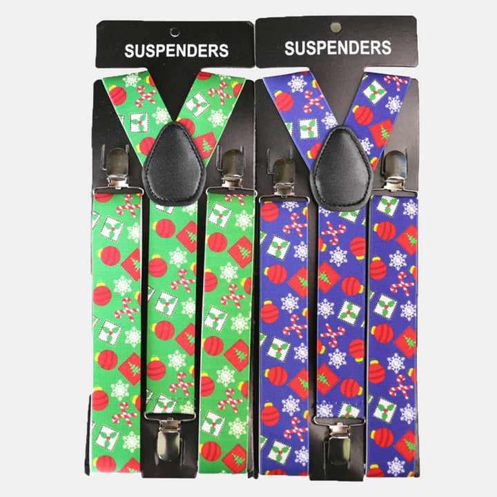 Christmas Old Man Strap Clip 3.5cm Wide Suspender Belt - Trendha