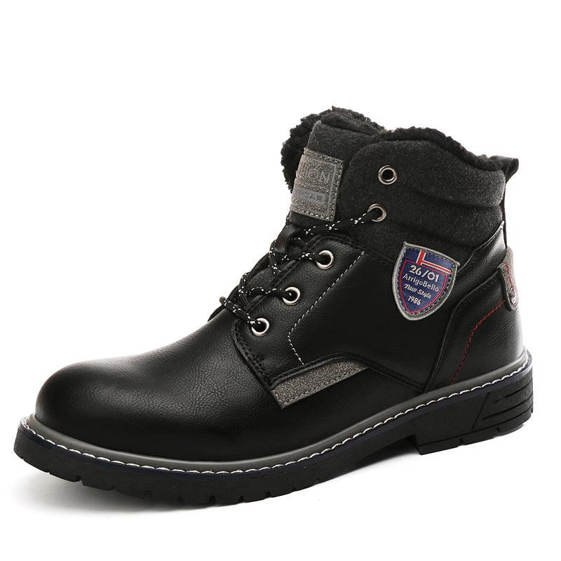 Slippery Cotton Boots Boys College Mid-tube Boots - Trendha
