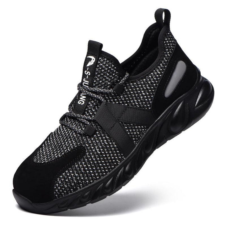 Anti-smash And Anti-puncture Lightweight And Breathable Work Shoes - Trendha