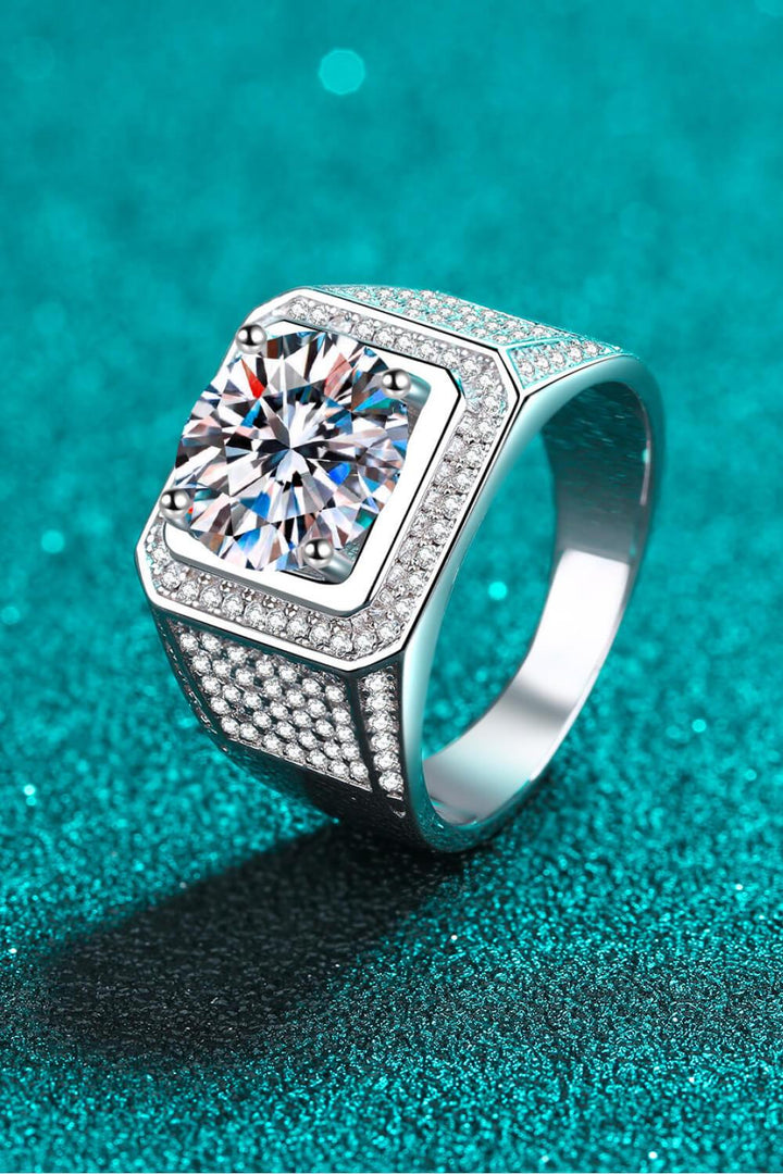 Bring It Home 925 Sterling Silver Moissanite Ring - Trendha