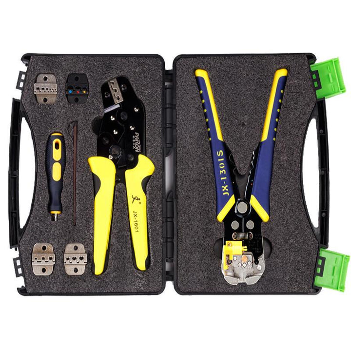 Paron® JX-D5301 Multifunctional Ratchet Crimping Tool Wire Strippers Terminals Pliers Kit - Trendha