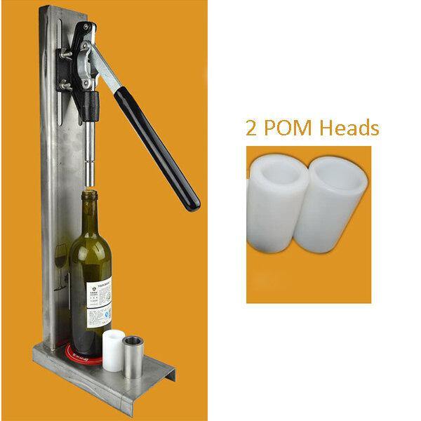 Stainless Steel Manual Bottle Corking Machine Home Brew Wine Bottle Cap Pressing Machine - Trendha