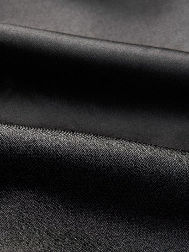 Black V-neck Crossed Front Sling Mini Wrap Dress - Trendha