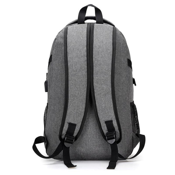 Men's Women's Waterproof Oxford Laptop Backpack Bag With External Charging Port - Trendha