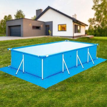 Multi-Size Dustproof Inflate Swimming Pool Round Ground Cloth Cover Bathing Tub Protector Mat Cover for Garden Backyard - Trendha