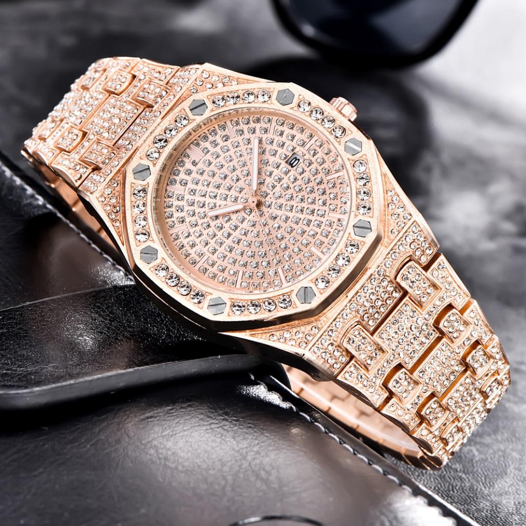 Rose Gold Circle Watch - Trendha