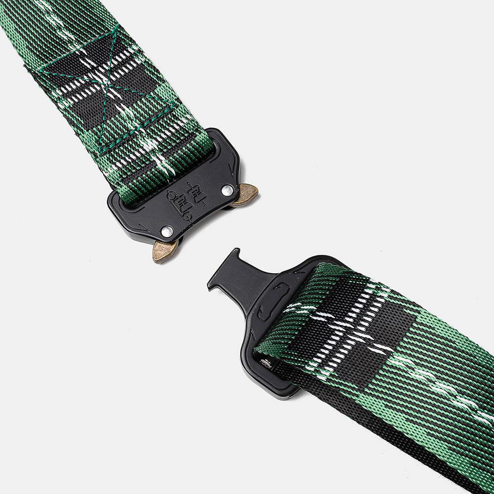 160cm Nylon Waist Leisure Belts Zinc Alloy Tactical Belt Quick Release Inserting Buckles - Trendha