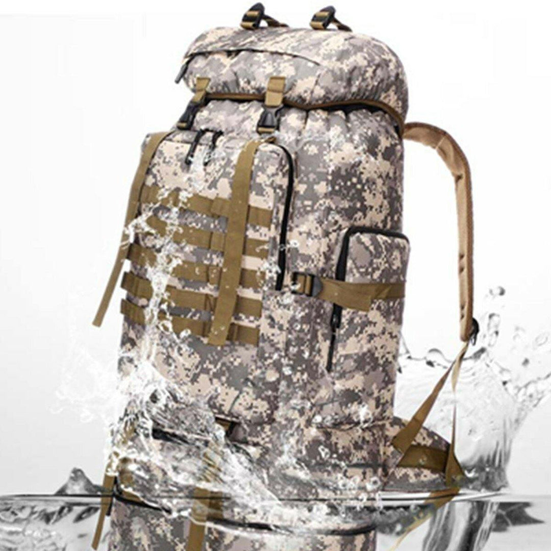 100L Large Capacity Tactical Backpack Camping Climbing Hunting Waterproof Rucksack - Trendha