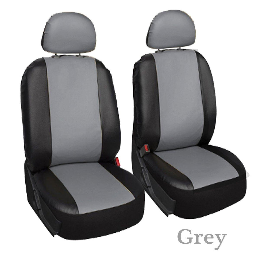 4Pcs/Set PU Leather Car Seat Detachable Cover Front Bucket Full Set Chair Protector Universal - Trendha
