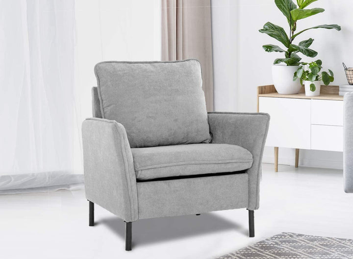 Loveseat,Arm Chair Small Couch and Sofa, Small Loveseat for Small Spaces, Upholstered Loveseat for Living Room,Modern Tufted Fabric Loveseat - Trendha