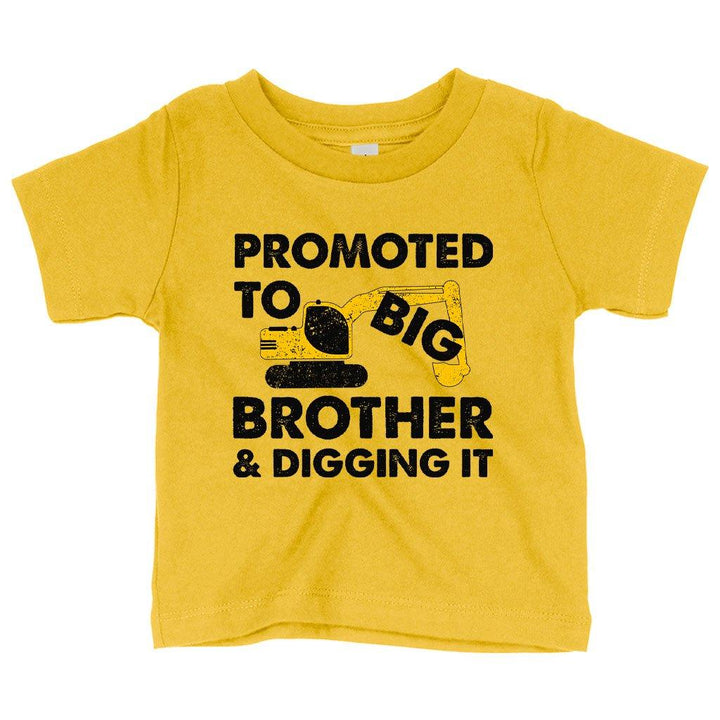 Baby Promoted to Big Brother T-Shirt - Big Brother T-Shirt Announcement - Pregnancy Announcement T-Shirts - Trendha