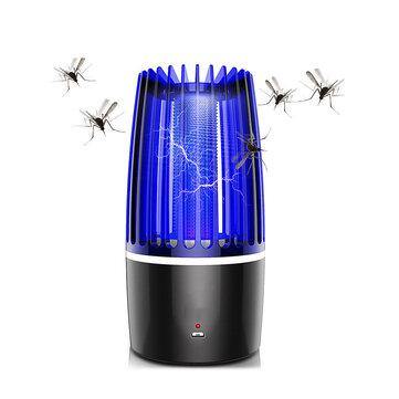 USB LED Electric Mosquito Zapper Killer Fly Insect Bug Trap Lamp Light Bulb 5W - Trendha