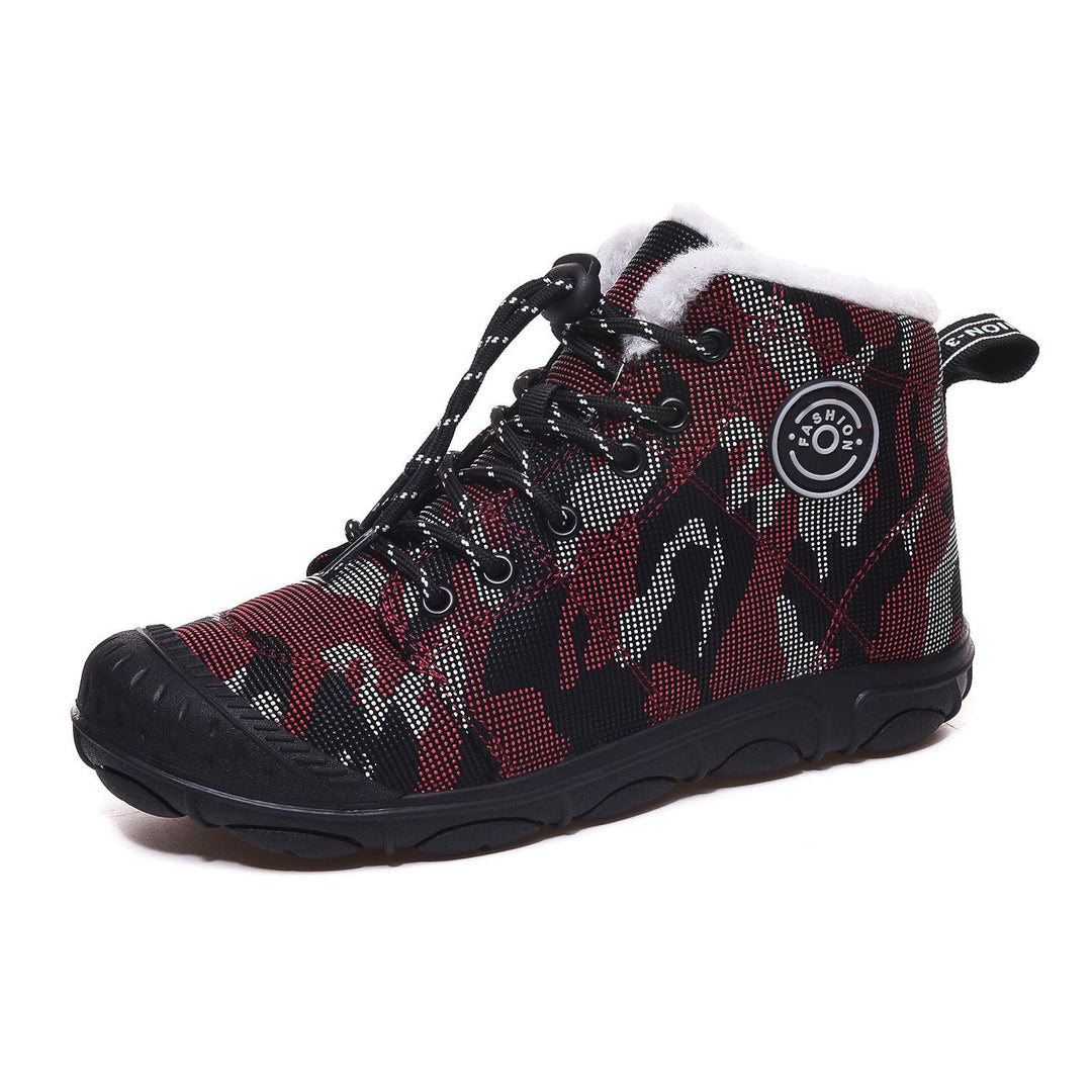 Fashion Winter Warm Kids Snow Boots Waterproof Unsex Round Toe Children Sneaker - Trendha