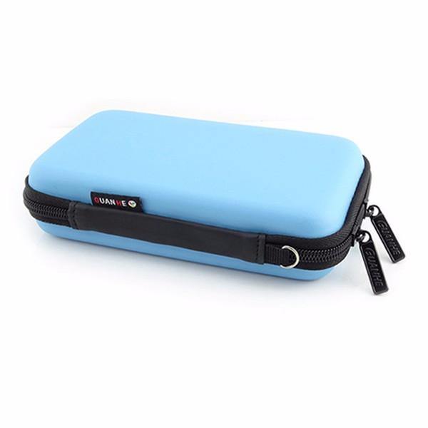 External Battery USB Flash Drive Earphone Digital Gadget Pouch Travel Silver Storage Bag - Trendha