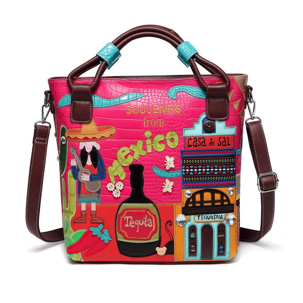 Vintage Pattern Portable Diagonal Bag - Trendha