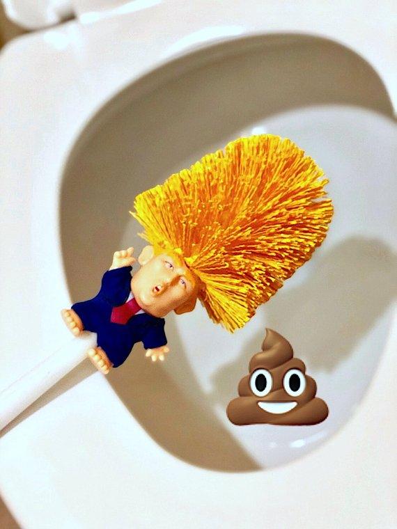 Funny Donald Trump Toilet Brush - Trendha