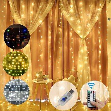 USB Waterproof Sliver Wire LED String Light Curtain Tree Strip Fairy Christmas Holiday Party - Trendha