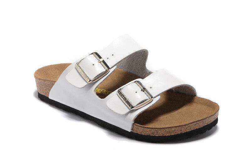 Double button cork sandals and slippers - Trendha