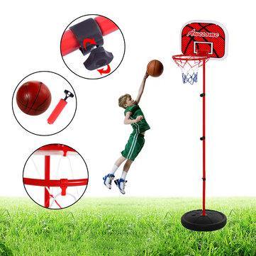 1.2/1.65m Basketball Stands Adjustable Children Basketball Hoop Net Set Kids Sport Training Practice Accessories - Trendha