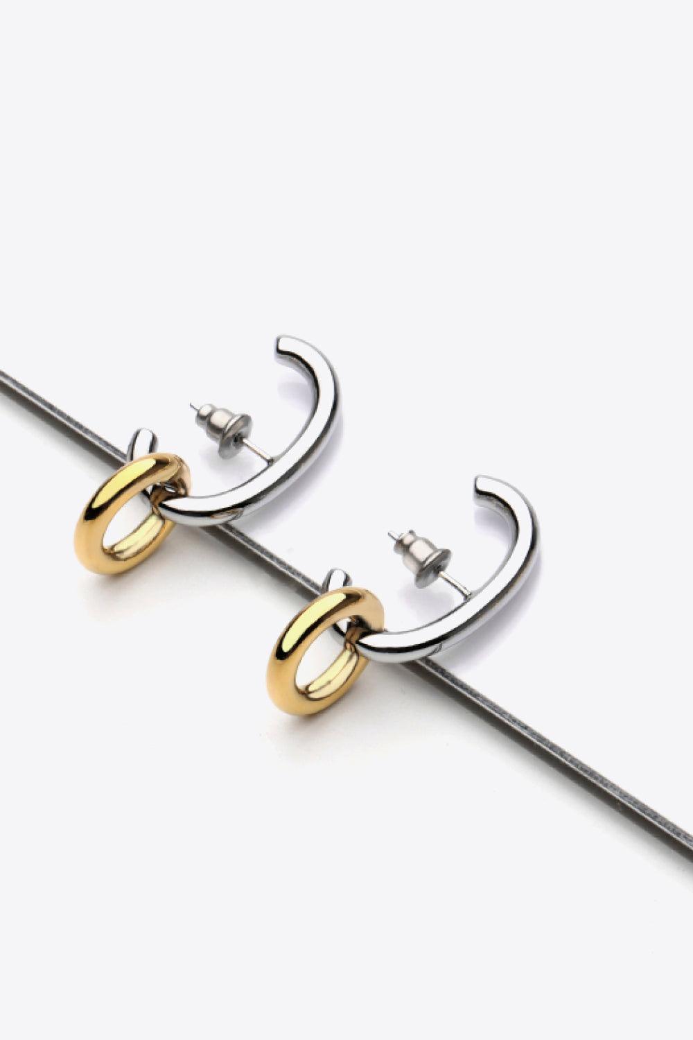 At Your Best 18K Gold-Plated Copper Drop Earrings - Trendha