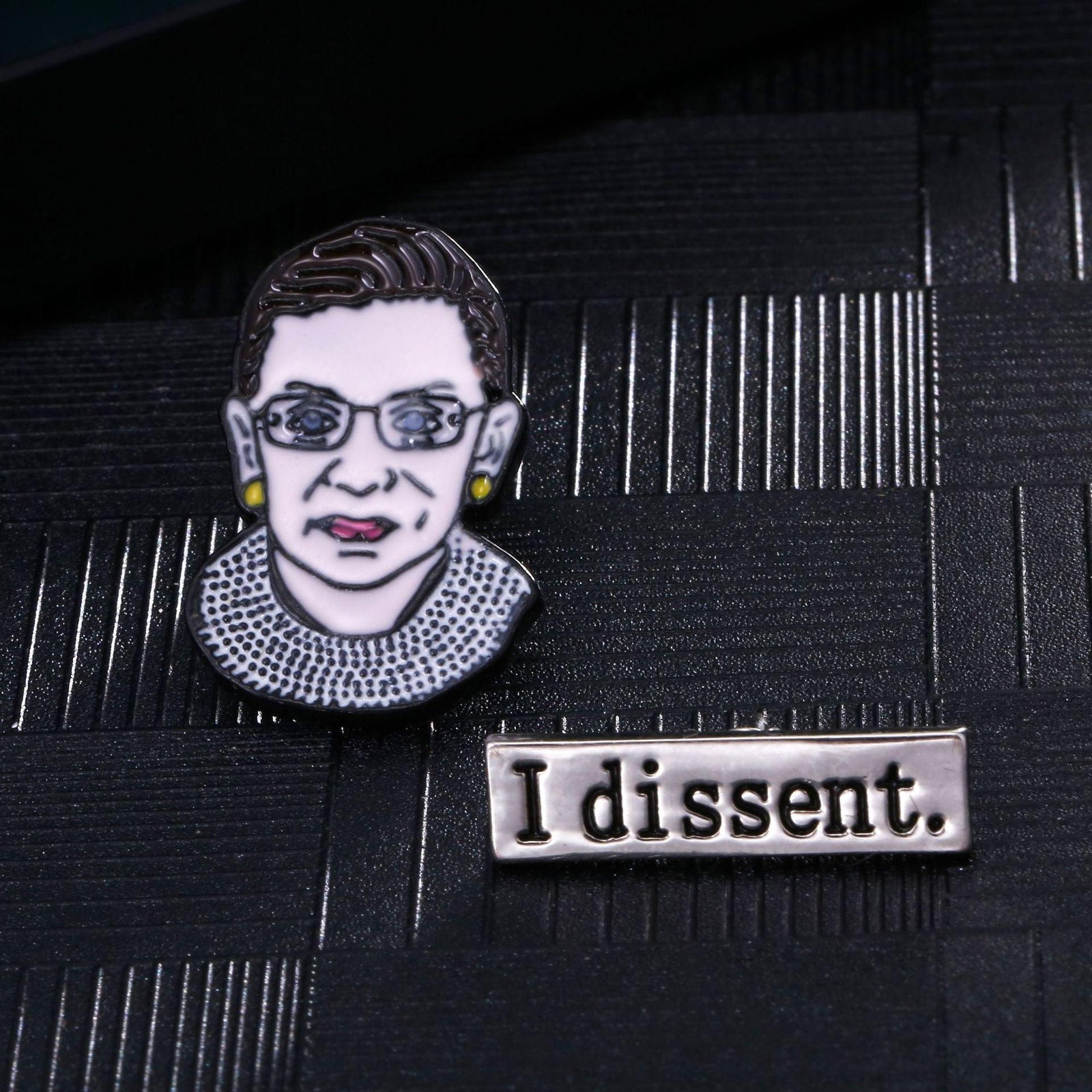 Ruth Bader Ginsburg Head Brooch - Trendha