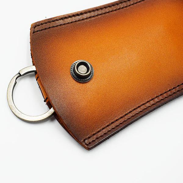 Men Genuine Leather Vintage Outdoor Casual Belt Key Bag - Trendha