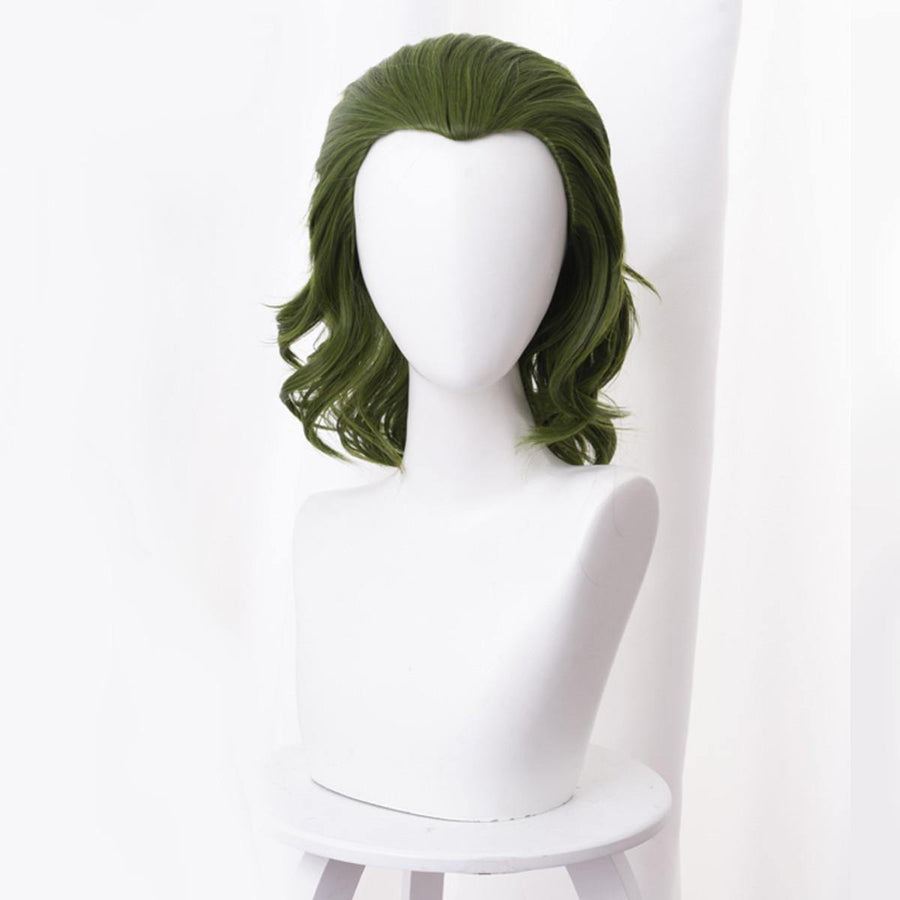 Joker Arthur Fleck Joaquin Phoenix Cosplay Wig Curly Green Hair - Trendha
