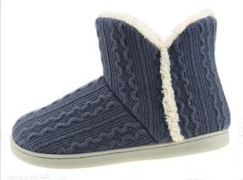 Autumn And Winter Women's High Top Knitted Confinement Shoes - Trendha
