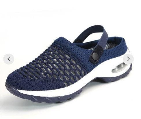 Mesh Casual Air Cushion Increased Sandals And Slippers - Trendha