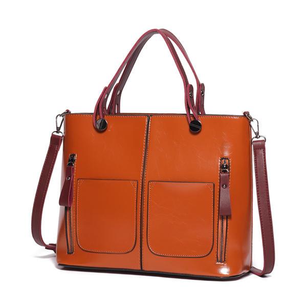 Women Top Handle Handbag Shoulder Bag Messenger Tote Bag - Trendha