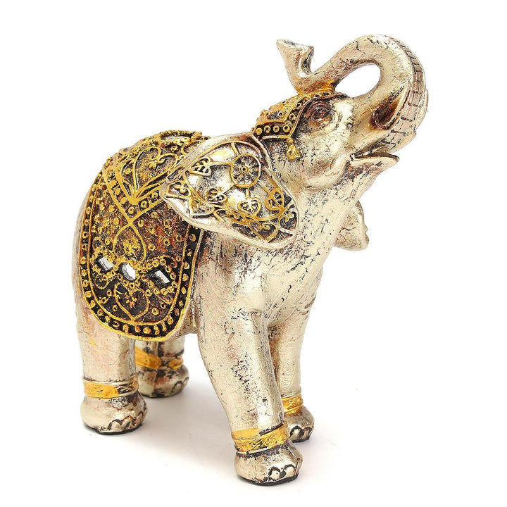 7Pcs Resin Mini Exotic Elephants Ornaments Elephant Home Office Decoration Decorative Hardware - Trendha