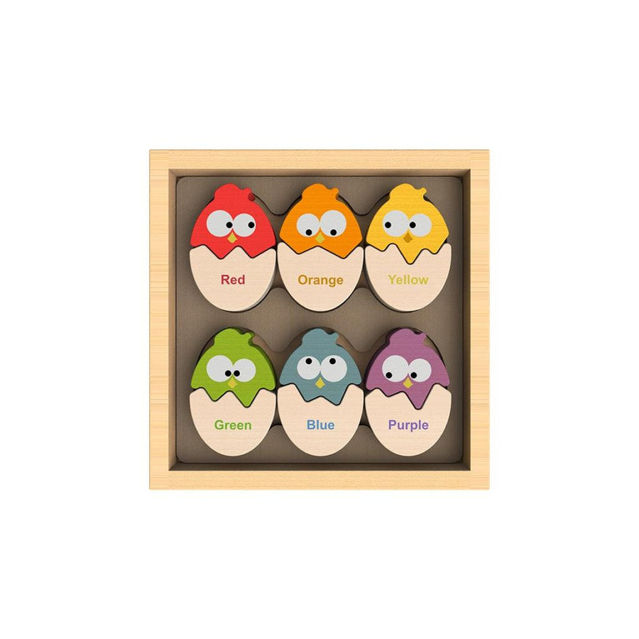 Color 'N Eggs Bilingual Matching Puzzle - Trendha