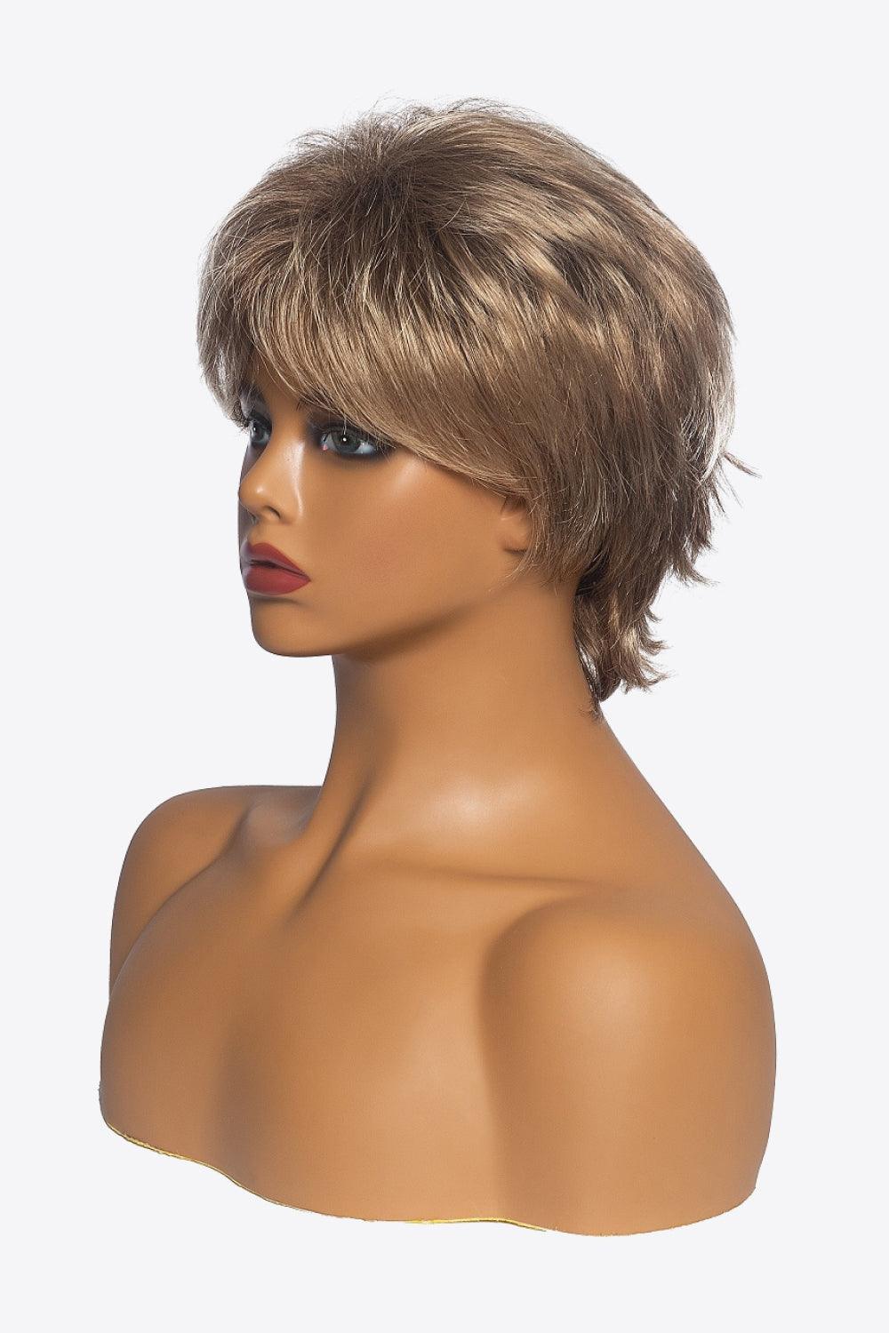 Synthetic Short Layered Wigs in Blonde 3'' - Trendha