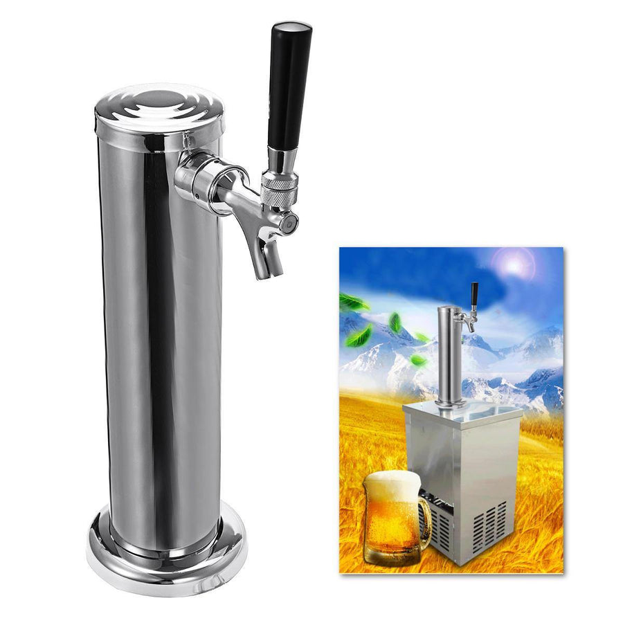 Stainless Steel Juice Brewage Draft Single Dispenser Faucet Tap Drink Tower Bar - Trendha