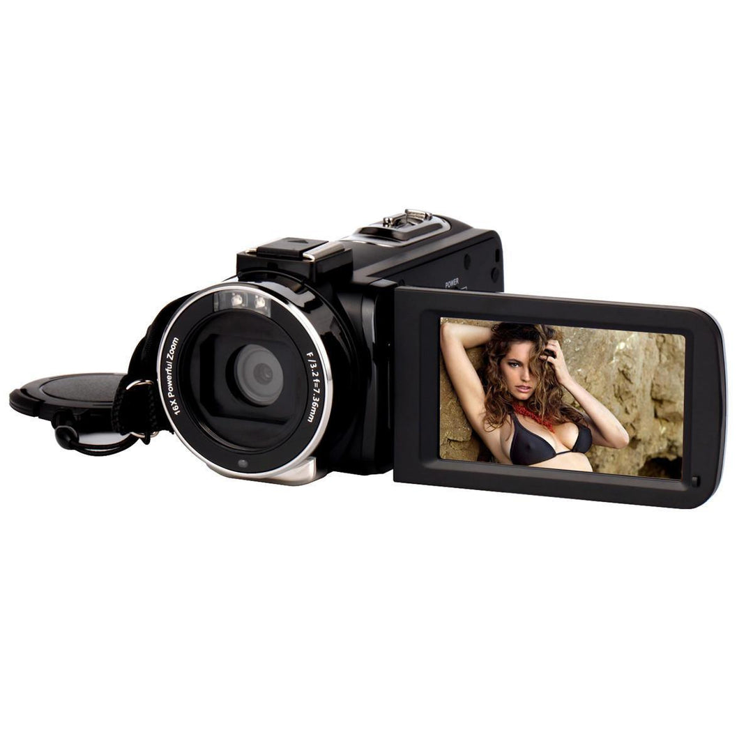 4K WiFi Ultra HD 1080P 16X ZOOM Digital Video Camera DV Camcorder with Lens and Microphone - Trendha