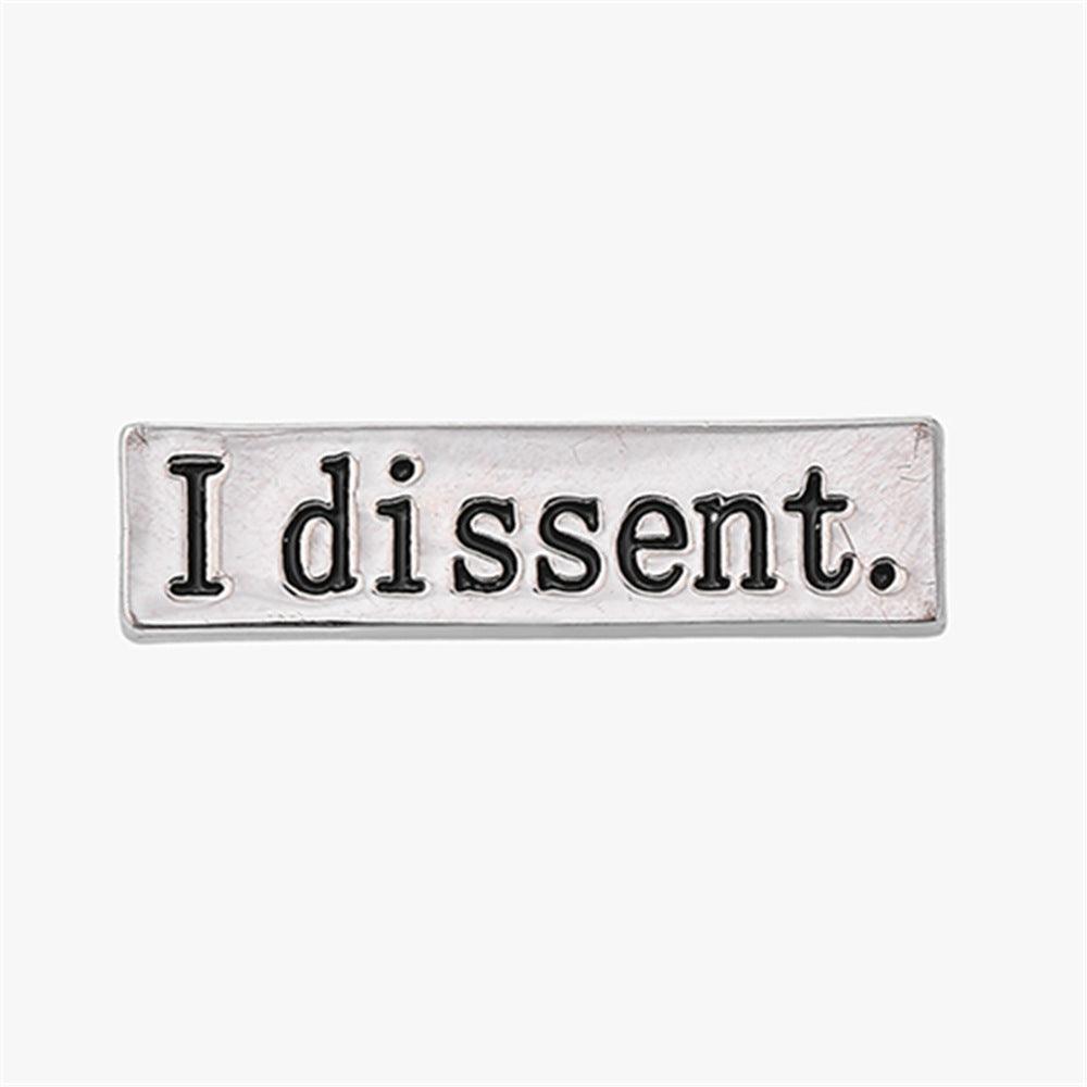 Ruth Bader Ginsburg Head Brooch - Trendha