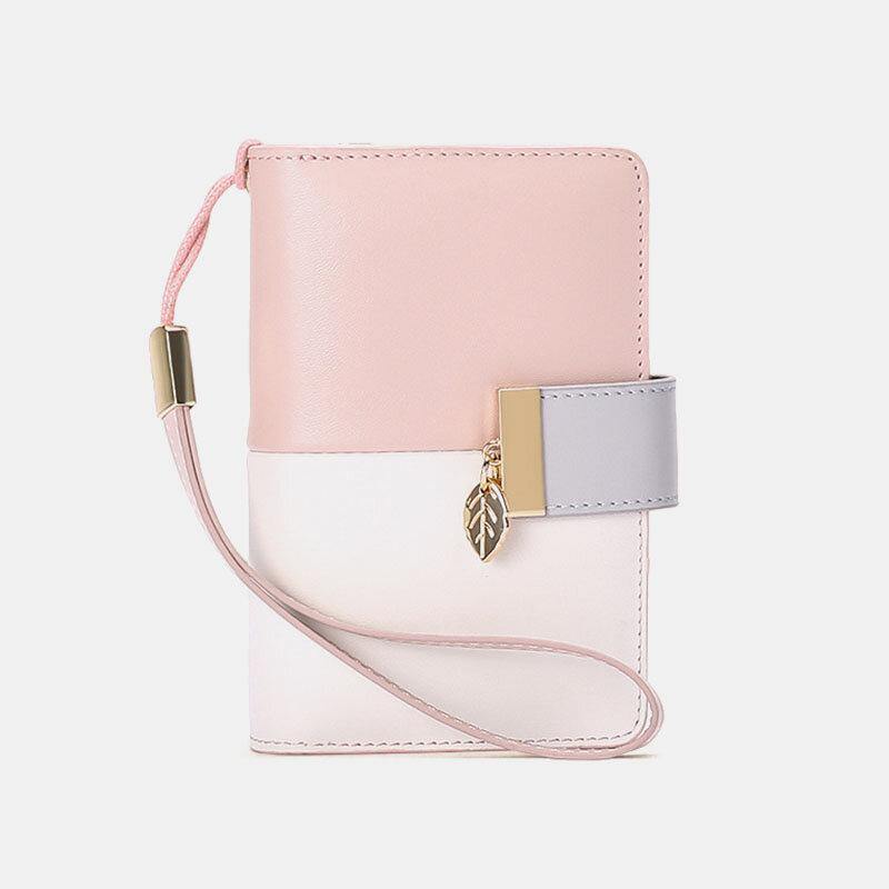 Women Genuine Leather RFID Anti Theft Multi-slots Bifold Wallet Purse Clutches Bag - Trendha