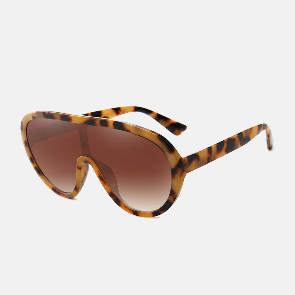 Unisex One-piece Lens Large Full Frame UV Protection Sunshade Fashion Sunglasses - Trendha