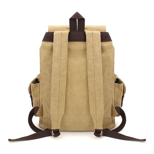 Casual Vintage Men's Backpacks Canvas Women Backpack School Bags - Trendha