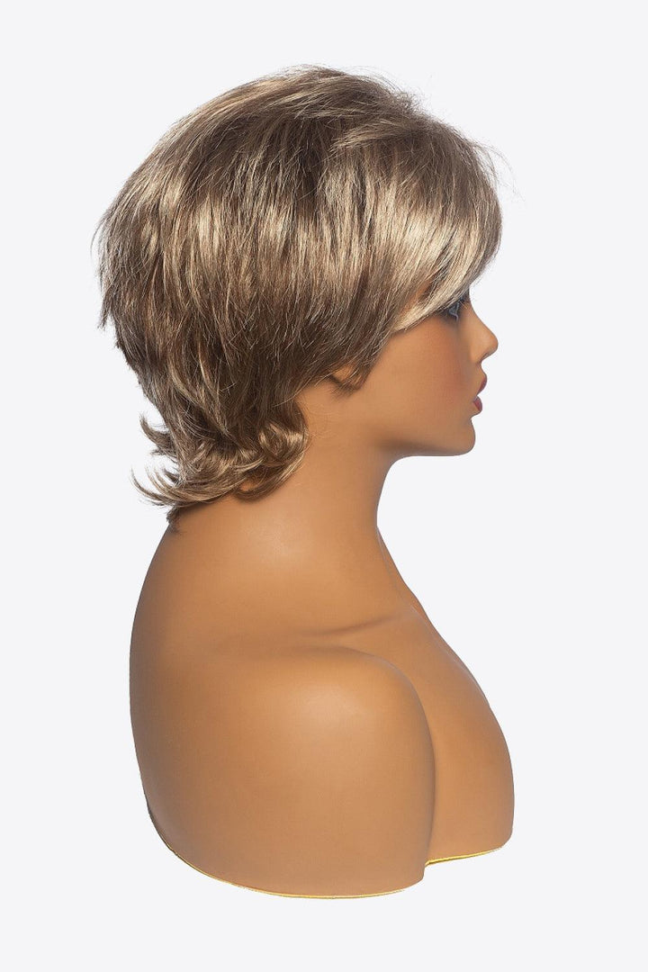 Synthetic Short Layered Wigs in Blonde 3'' - Trendha