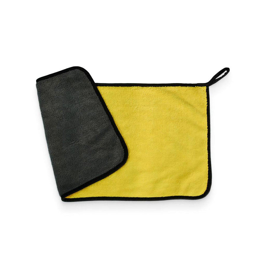 Absorbent Yellow Velvet Towel - Trendha