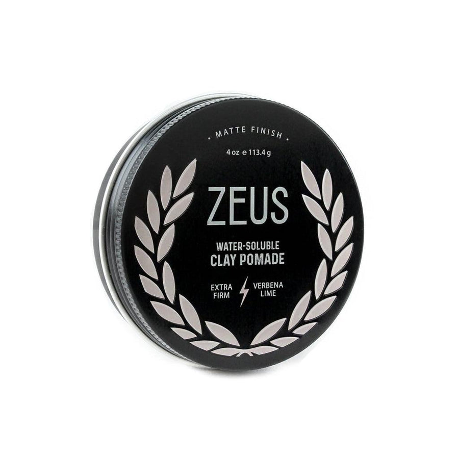 Zeus Natural Verbena Lime Extra-Firm Clay Pomade - Trendha