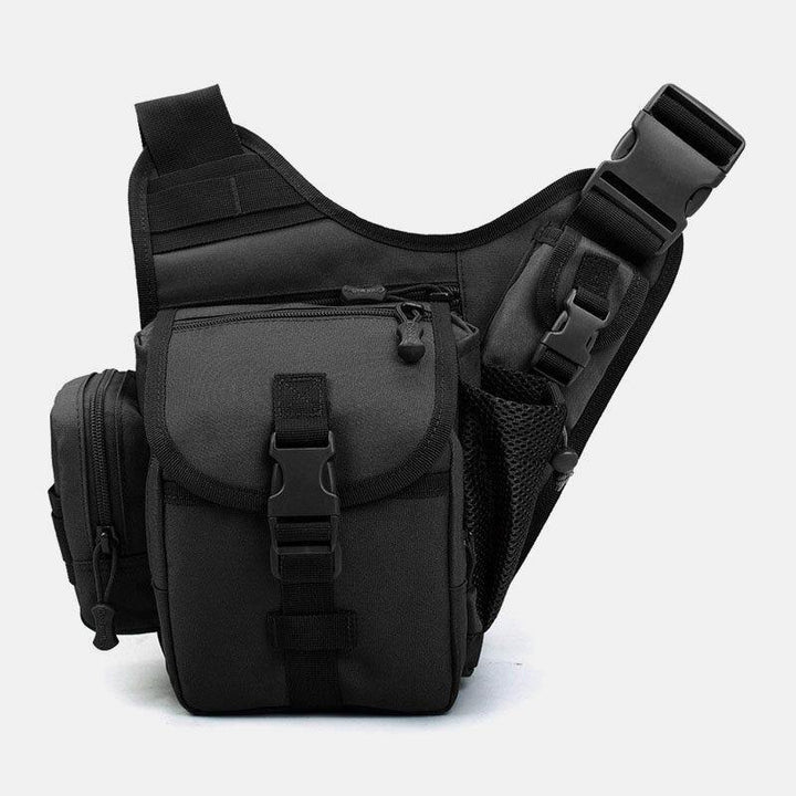 Men Oxford Outdoor Riding Sports Camo Waterproof Large Capacity Crossbody Bag Waist Bag Saddle Bag - Trendha