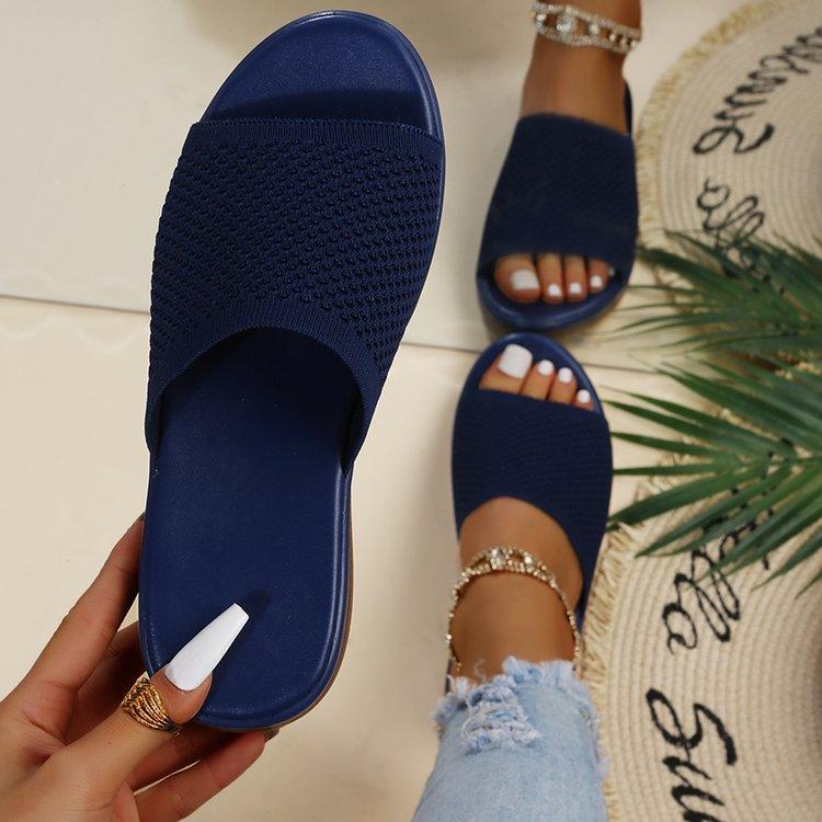 Stylish Soft Bottom Flying Weave Wedge Sandals for Women - Trendha