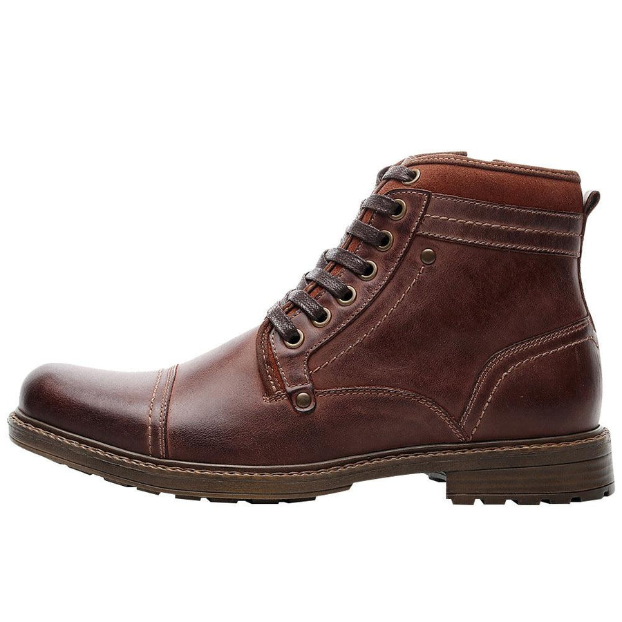 Fashion Simple Leather Men's Martin Boots - Trendha