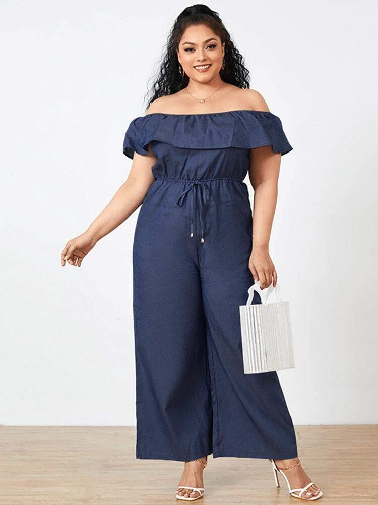 Pleating Casual Solid Ankle Length Jumpsuits For Women - Trendha
