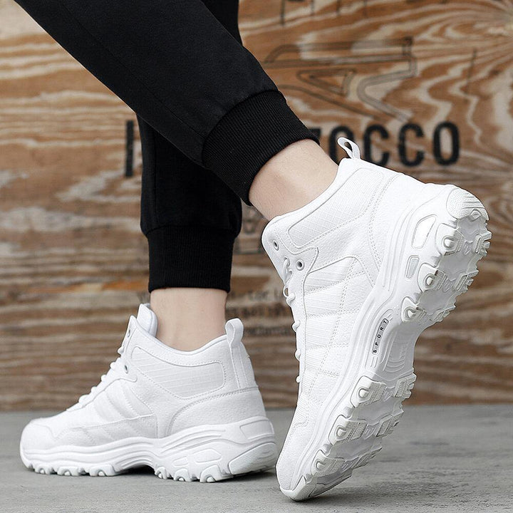 Women Casual Lace Up Slip Resistant Clunky Sneakers - Trendha