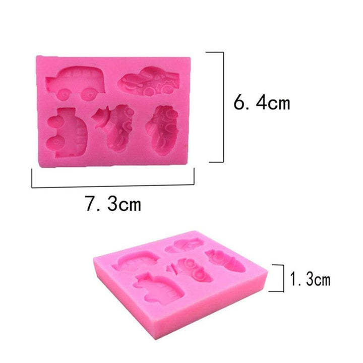 Cute Cars Shaped Eco-Friendly Silicone Baking Mold - Trendha