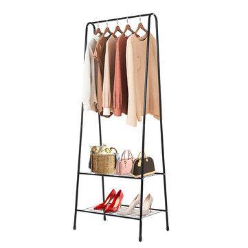 Multi-function Triangle Coat Rack Bedroom Hanging Clothes Storage Rack Floor Standing Clothes Home Bedroom Furniture - Trendha