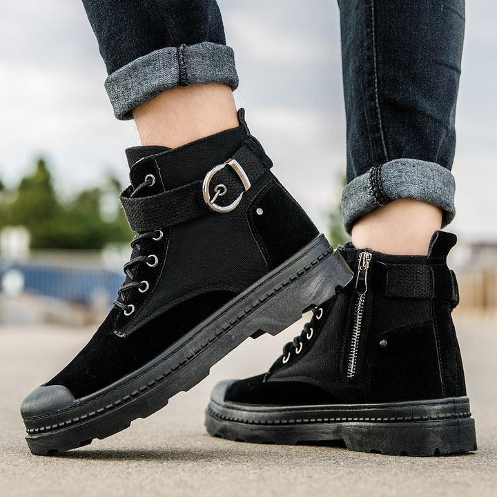 High-top tooling boots - Trendha